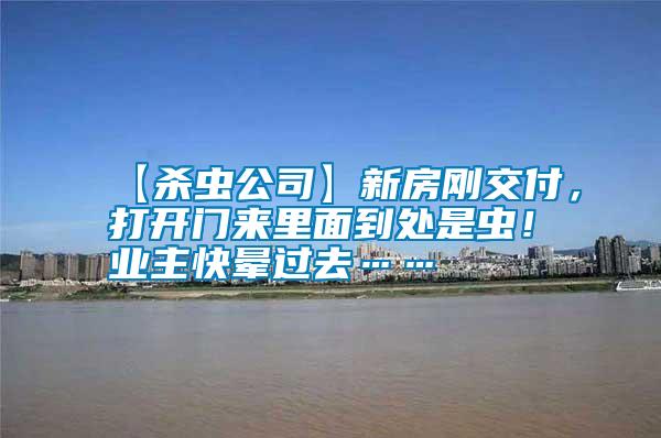 【殺蟲公司】新房剛交付，打開門來里面到處是蟲！業(yè)主快暈過去……
