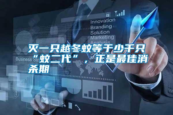 滅一只越冬蚊等于少千只“蚊二代”，正是最佳消殺期