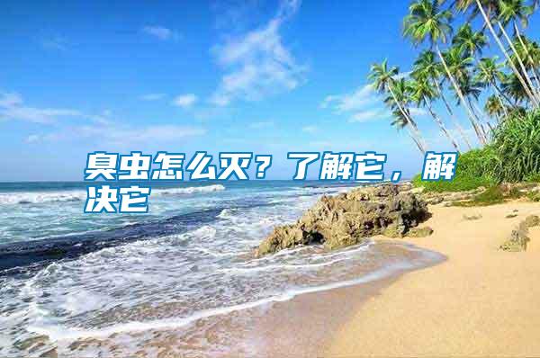 臭蟲怎么滅？了解它，解決它