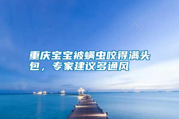 重慶寶寶被螨蟲咬得滿頭包，專家建議多通風(fēng)