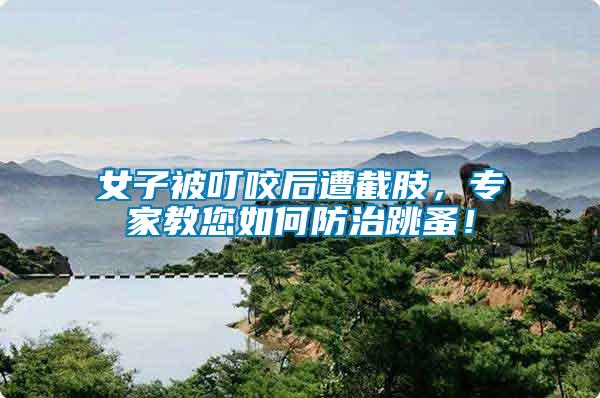 女子被叮咬后遭截肢，專家教您如何防治跳蚤！