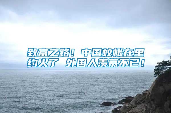 致富之路！中國(guó)蚊帳在里約火了 外國(guó)人羨慕不已！