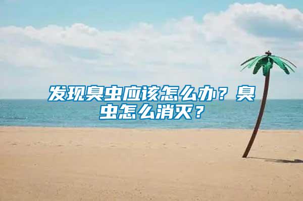 發(fā)現(xiàn)臭蟲應該怎么辦？臭蟲怎么消滅？