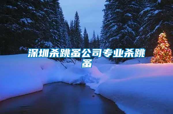 深圳殺跳蚤公司專(zhuān)業(yè)殺跳蚤