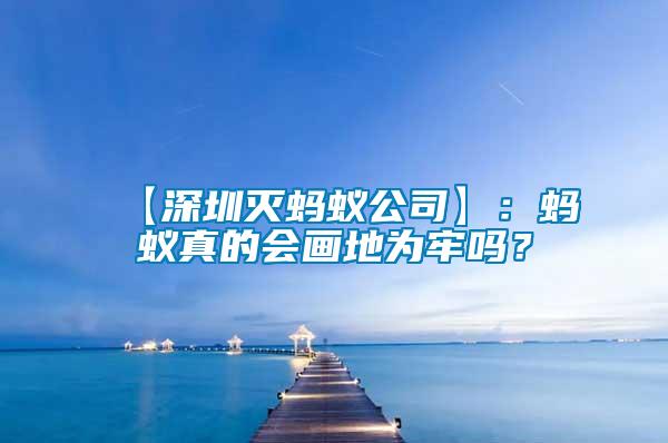 【深圳滅螞蟻公司】：螞蟻真的會畫地為牢嗎？