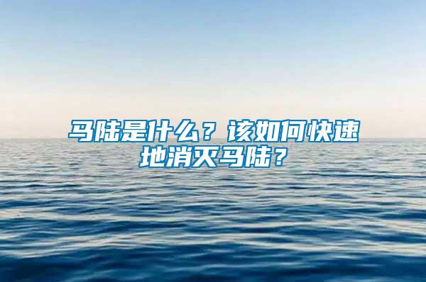 馬陸是什么？該如何快速地消滅馬陸？