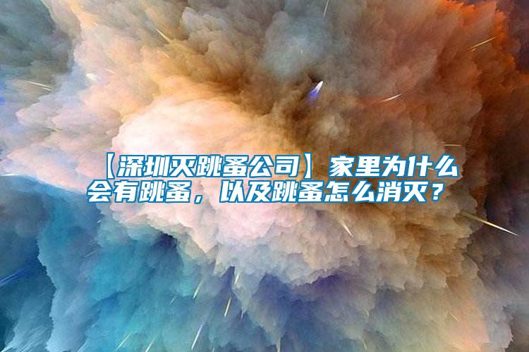 【深圳滅跳蚤公司】家里為什么會(huì)有跳蚤，以及跳蚤怎么消滅？