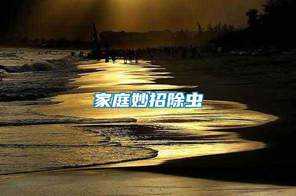 家庭妙招除蟲(chóng)