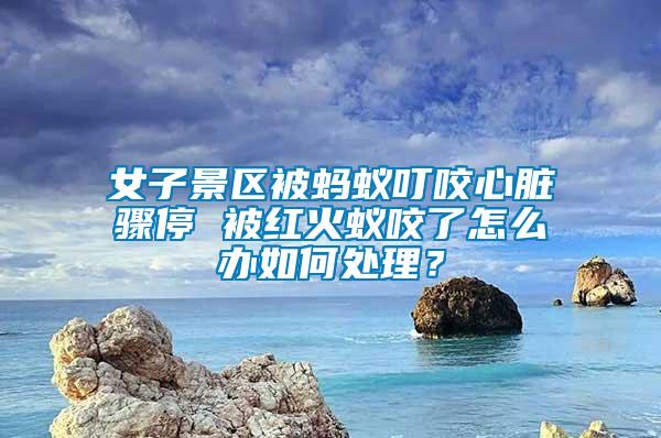 女子景區(qū)被螞蟻叮咬心臟驟停 被紅火蟻咬了怎么辦如何處理？