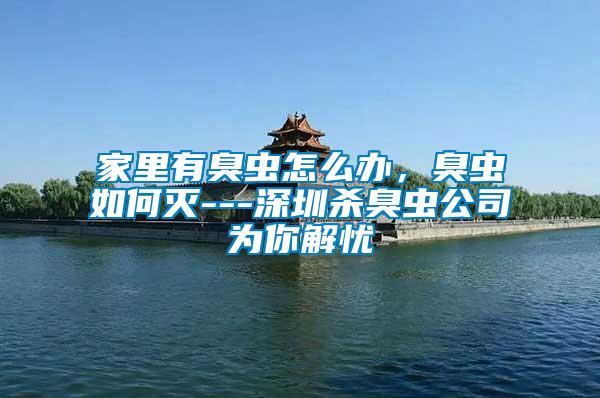 家里有臭蟲(chóng)怎么辦，臭蟲(chóng)如何滅---深圳殺臭蟲(chóng)公司為你解憂
