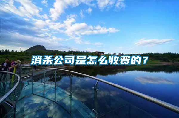 消殺公司是怎么收費(fèi)的？