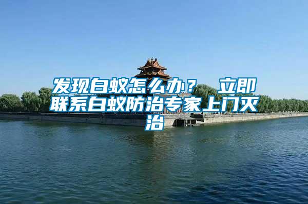 發(fā)現(xiàn)白蟻怎么辦？ 立即聯(lián)系白蟻防治專家上門滅治