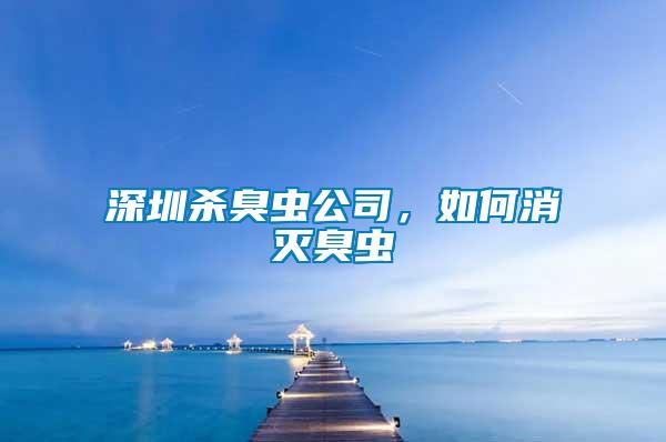 深圳殺臭蟲(chóng)公司，如何消滅臭蟲(chóng)