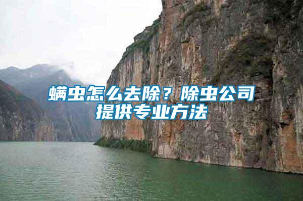 螨蟲(chóng)怎么去除？除蟲(chóng)公司提供專業(yè)方法