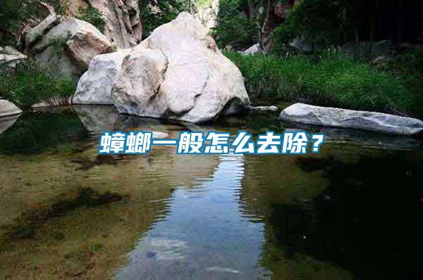 蟑螂一般怎么去除？