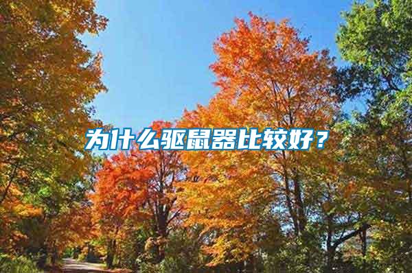 為什么驅(qū)鼠器比較好？