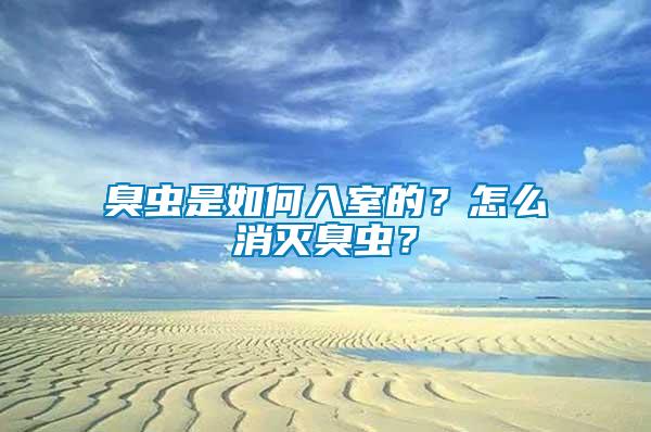 臭蟲是如何入室的？怎么消滅臭蟲？