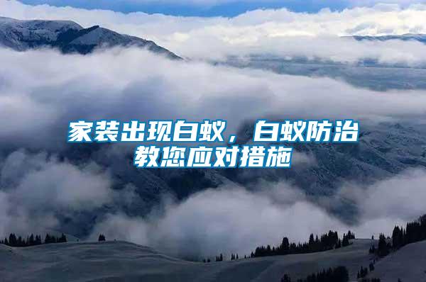 家裝出現(xiàn)白蟻，白蟻防治教您應(yīng)對措施