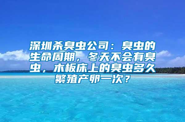 深圳殺臭蟲公司：臭蟲的生命周期，冬天不會(huì)有臭蟲，木板床上的臭蟲多久繁殖產(chǎn)卵一次？