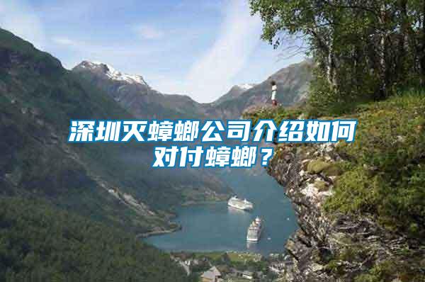 深圳滅蟑螂公司介紹如何對付蟑螂？