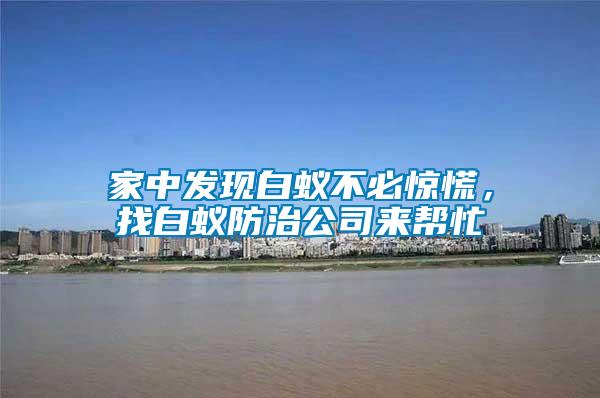 家中發(fā)現(xiàn)白蟻不必驚慌，找白蟻防治公司來幫忙