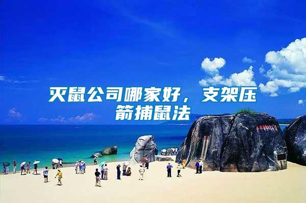 滅鼠公司哪家好，支架壓箭捕鼠法