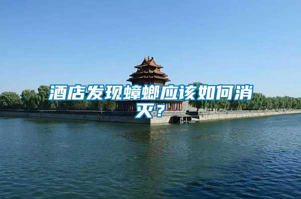酒店發(fā)現(xiàn)蟑螂應(yīng)該如何消滅？
