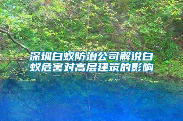 深圳白蟻防治公司解說(shuō)白蟻危害對(duì)高層建筑的影響