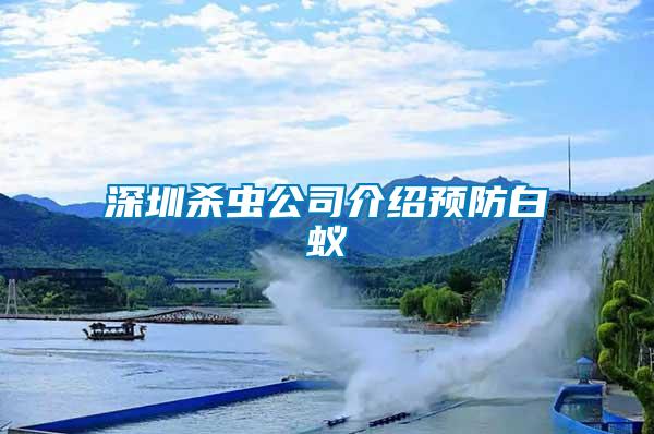 深圳殺蟲(chóng)公司介紹預(yù)防白蟻