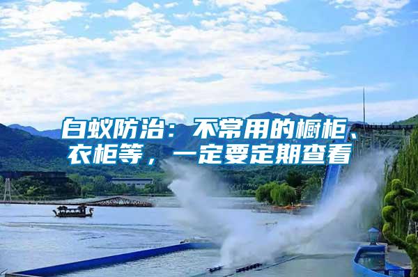 白蟻防治：不常用的櫥柜、衣柜等，一定要定期查看