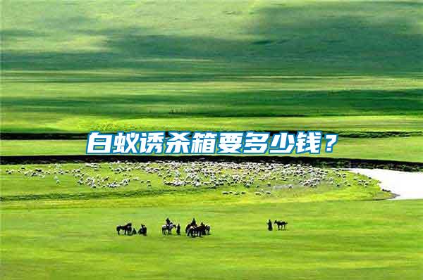 白蟻誘殺箱要多少錢？