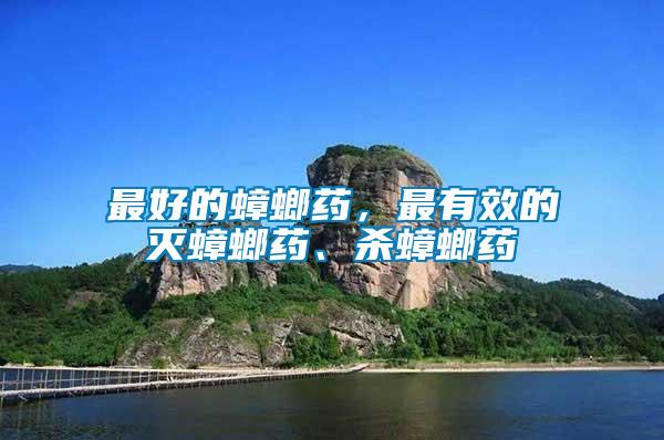 最好的蟑螂藥，最有效的滅蟑螂藥、殺蟑螂藥