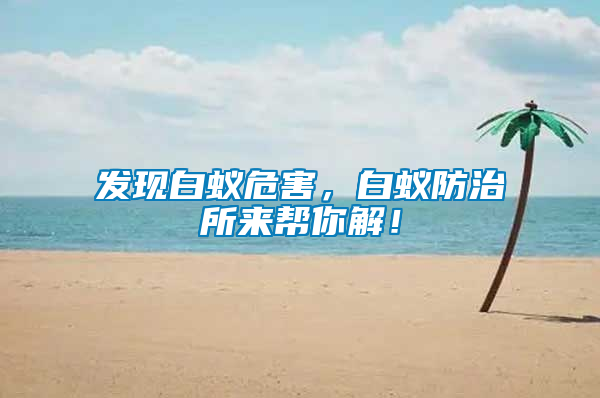 發(fā)現(xiàn)白蟻危害，白蟻防治所來幫你解！