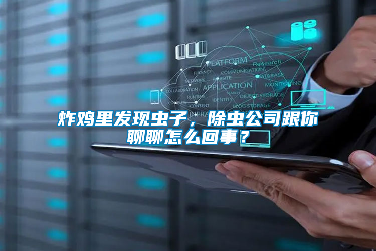 炸雞里發(fā)現(xiàn)蟲(chóng)子，除蟲(chóng)公司跟你聊聊怎么回事？