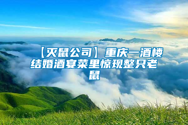 【滅鼠公司】重慶一酒樓結婚酒宴菜里驚現(xiàn)整只老鼠