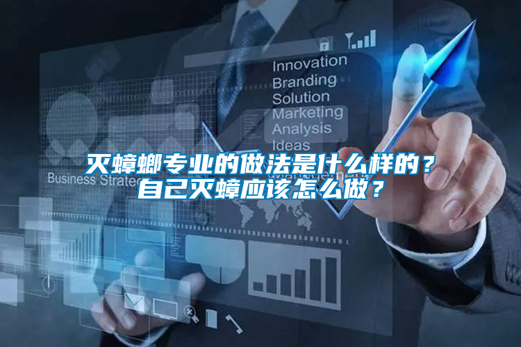 滅蟑螂專業(yè)的做法是什么樣的？自己滅蟑應(yīng)該怎么做？