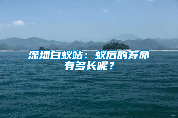 深圳白蟻站：蟻后的壽命有多長(zhǎng)呢？