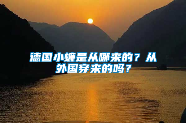 德國小蠊是從哪來的？從外國穿來的嗎？